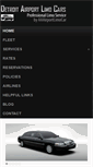 Mobile Screenshot of detroitairportlimocars.com